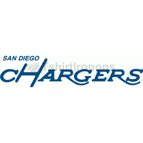 San Diego Chargers T-shirts Iron On Transfers N728